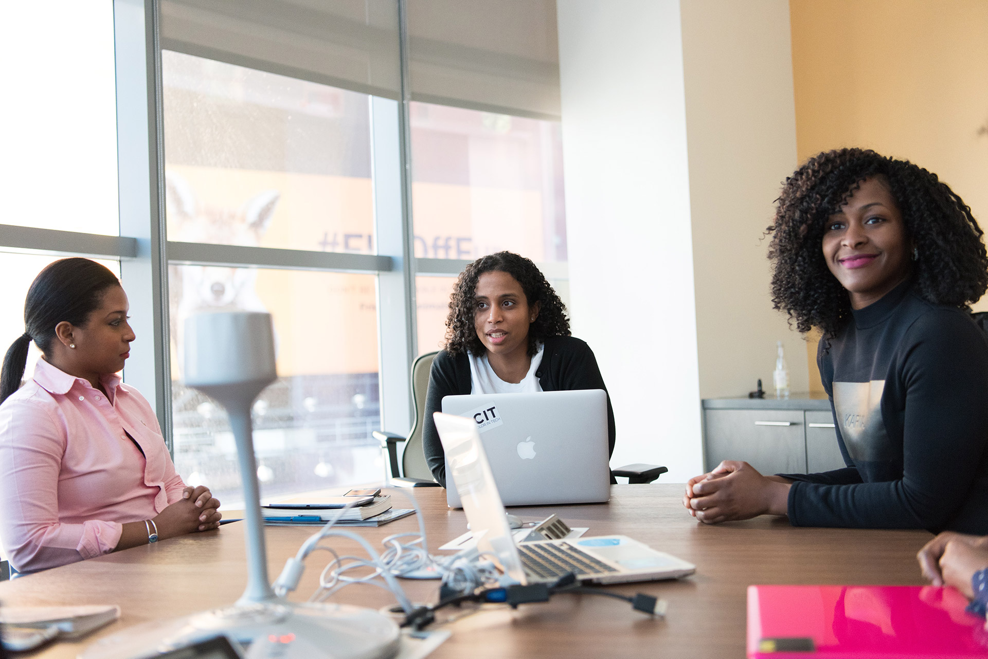 zuz contributors in a business meeting